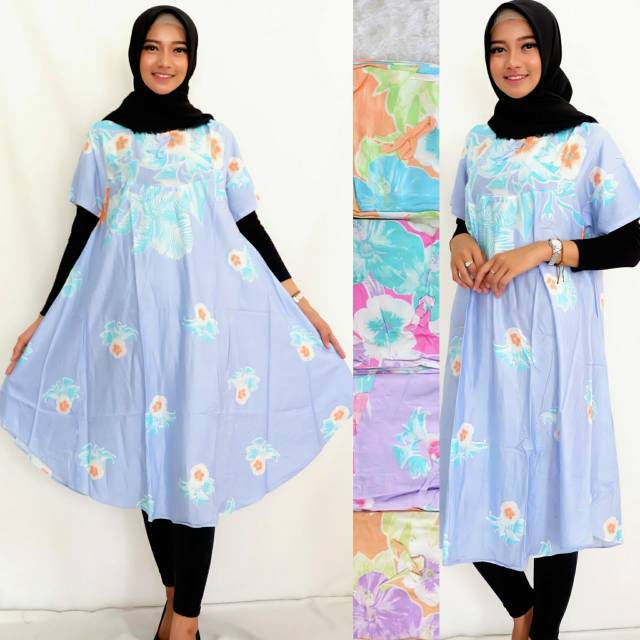 Daster batik payung Lengan Pendek  baju tidur wanita bumil 
