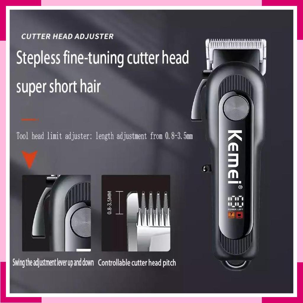 KEMEI 1132 Original Alat Cukur Rambut Hair Clipper Taper Turbo KM 1132 KM1132