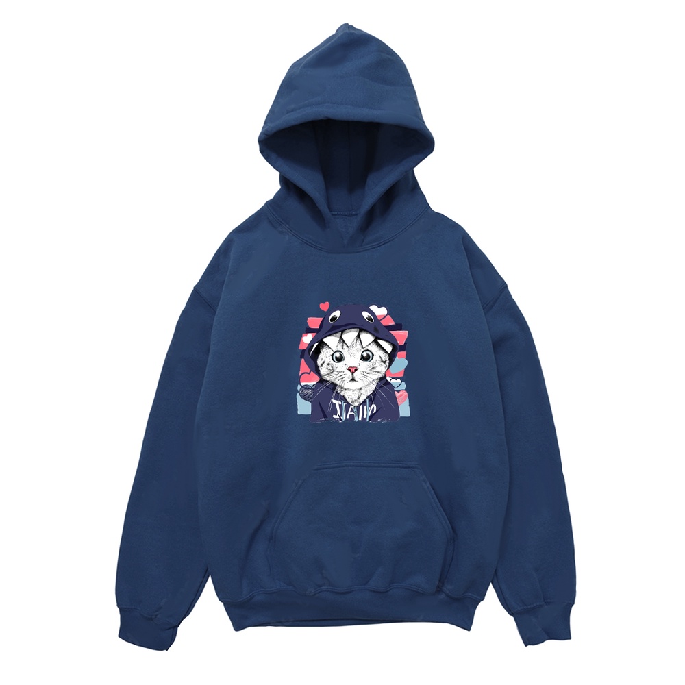 Hoodie Wanita Cat Jaim hoodie size M-XXL