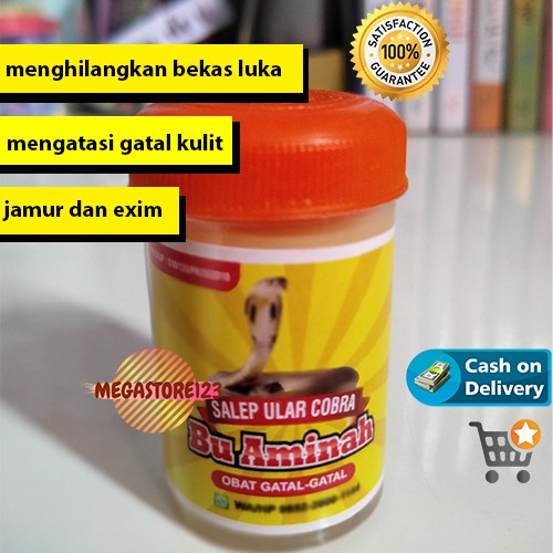 Salep Cream Ular Cobra Penghilang Luka Bakar Asli