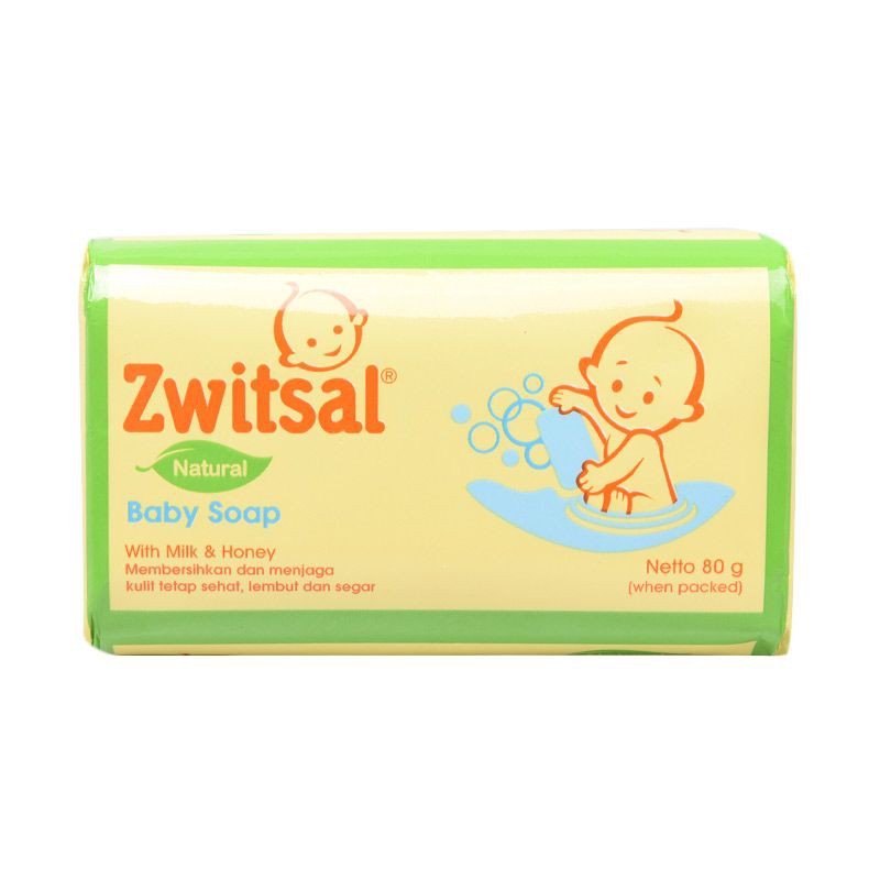 Zwitsal Natural Baby Bar Soap / Sabun Batang 80gr ECER