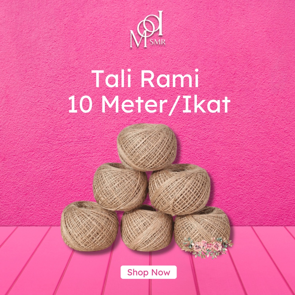 

Tali Rami / Tali Goni 10 Meter Tali Cokelat Tali Karung