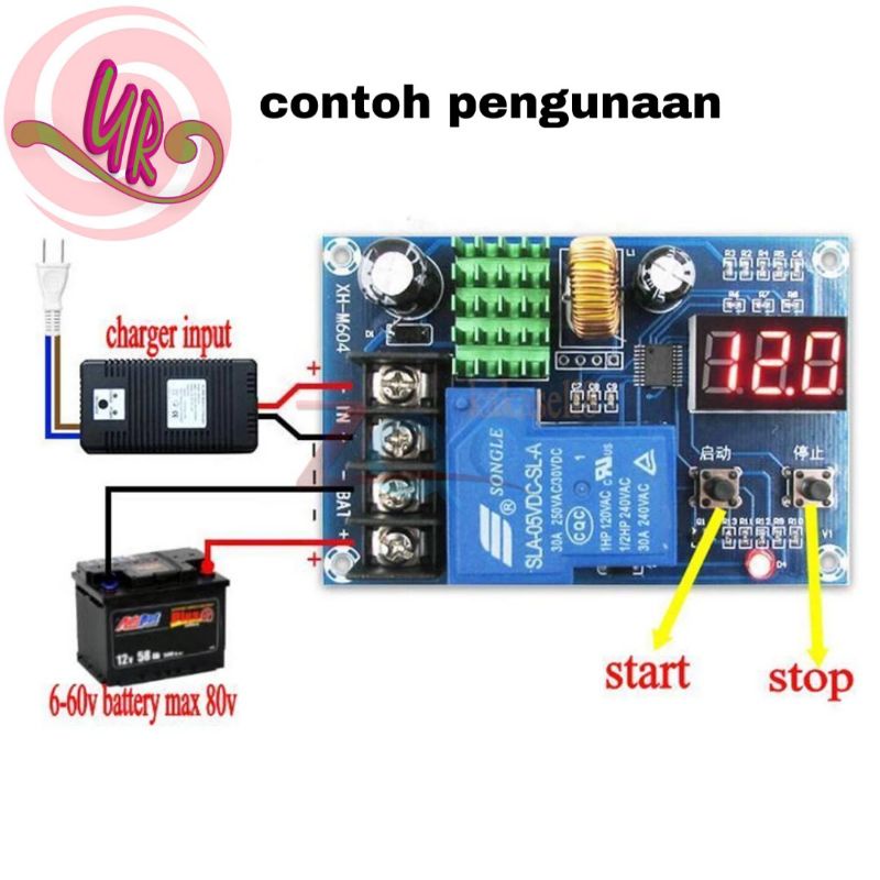 modul charger aki segala ukuran 6v 7v 12v 13.7v 24v