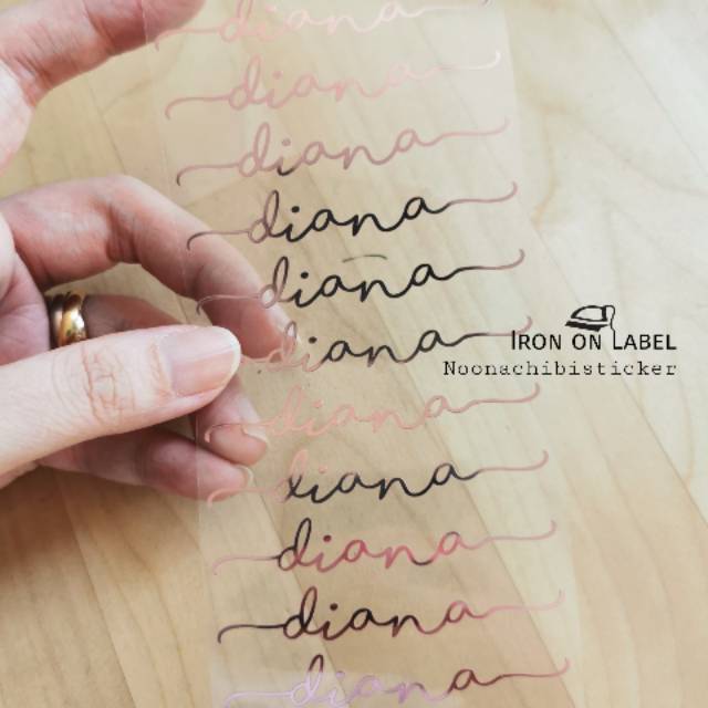 

Iron on label charlotte