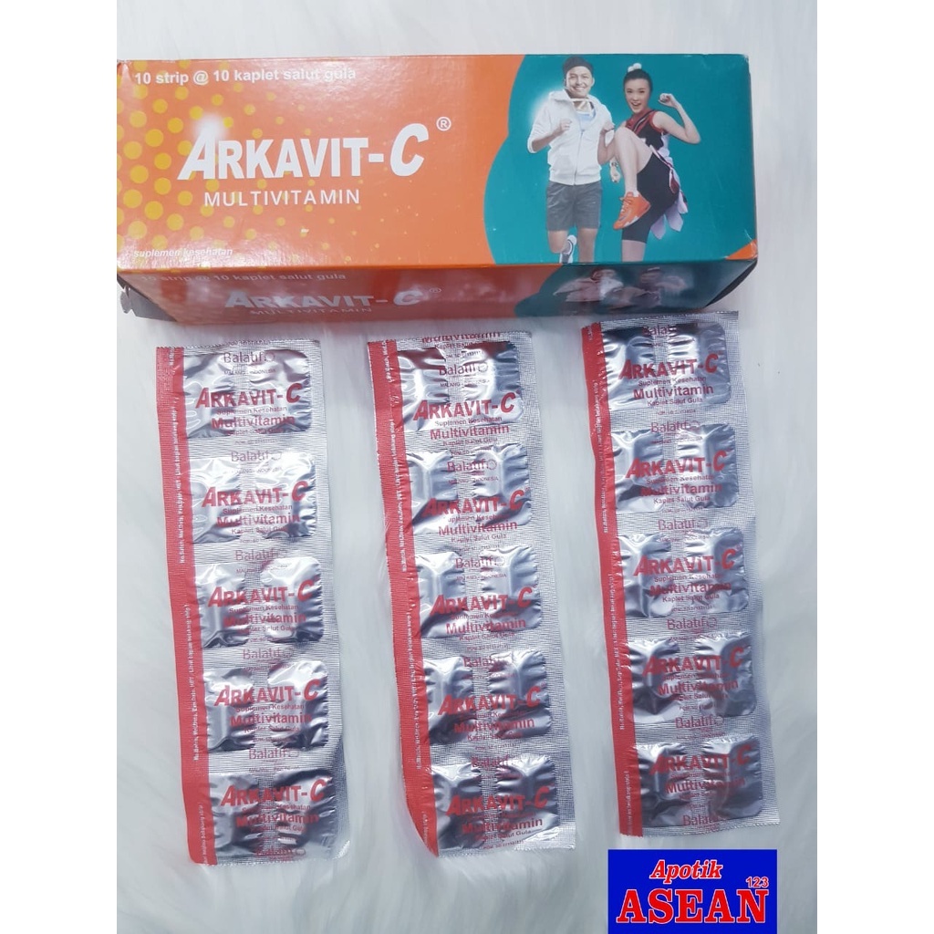 ARKAVIT-C 1 STRIP ISI 10TABLET