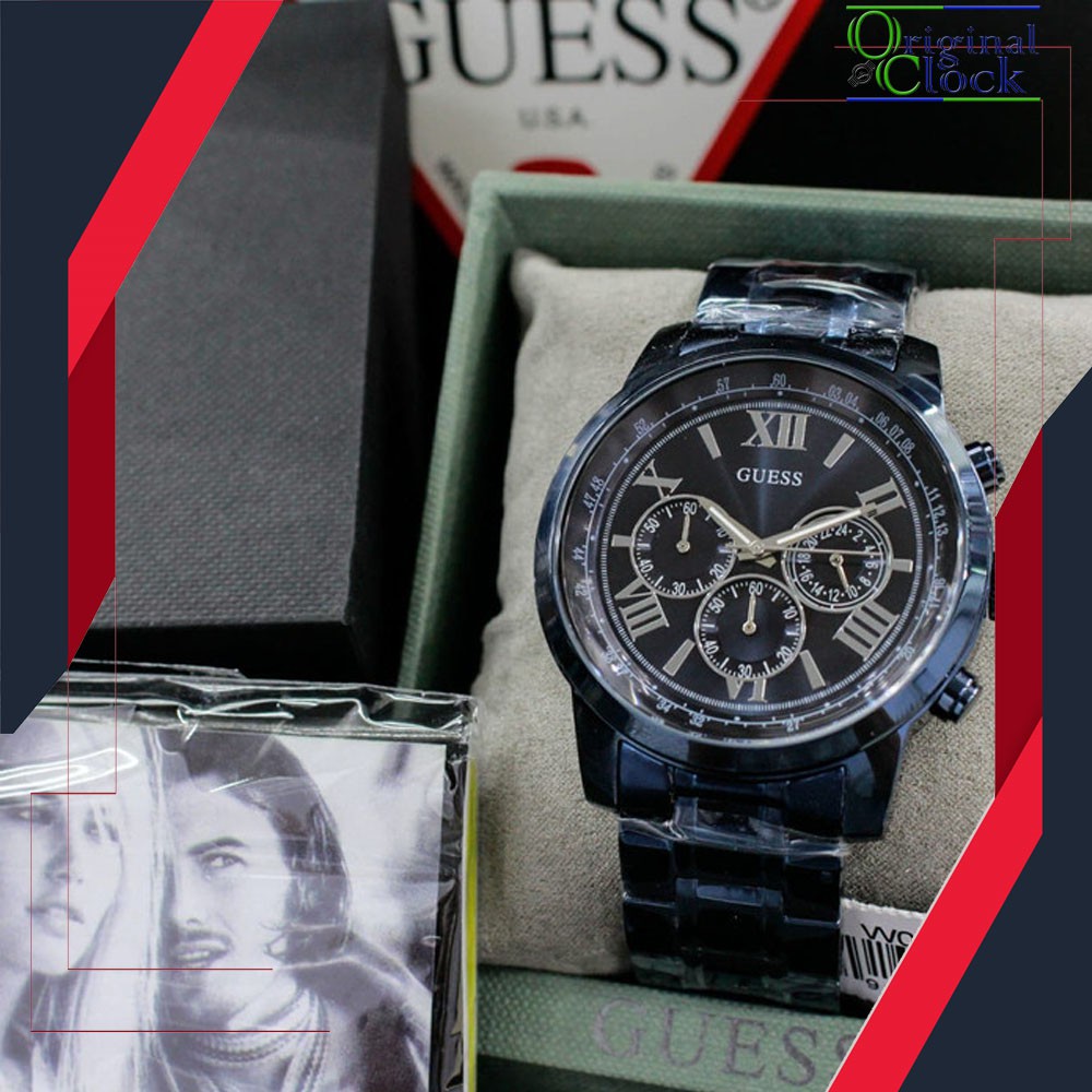[ ORIGINAL - GUESS W0379G5 ] JAM TANGAN PRIA WANITA | RANTAI | KULIT | KARET | MURAH | PRIA ORIGINAL