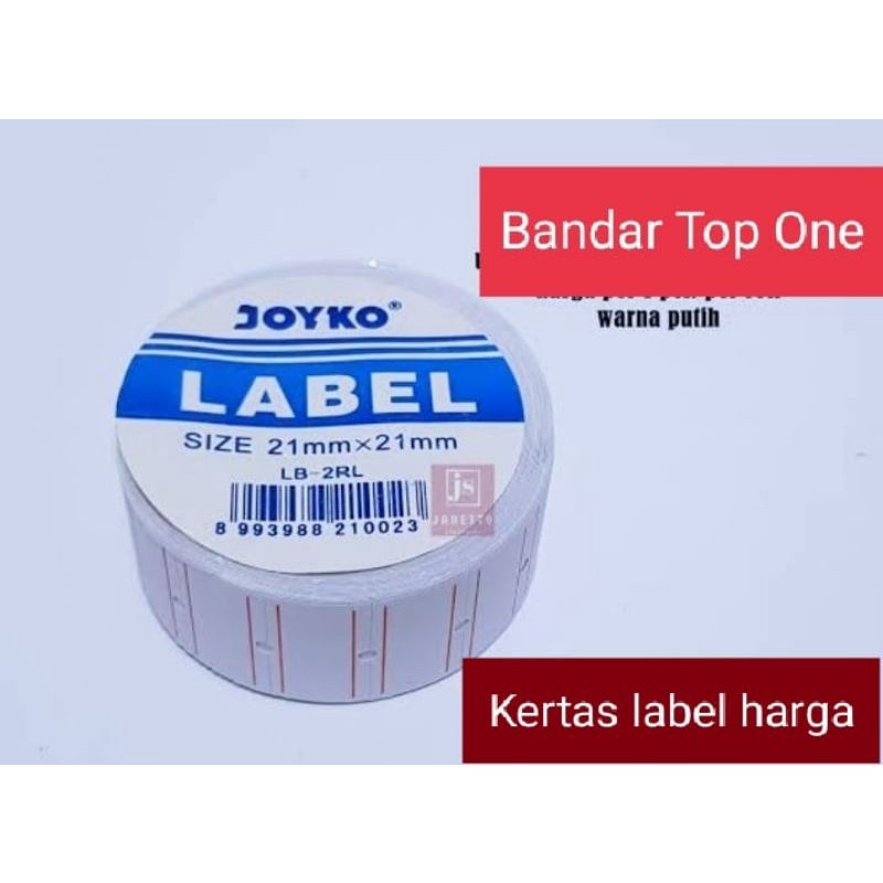 Kertas Label harga per 1 Gulung