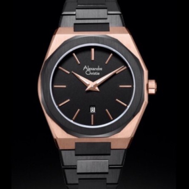 Alexandre Christie 8600 - AC8600MD Black Rosegold ORIGINAL