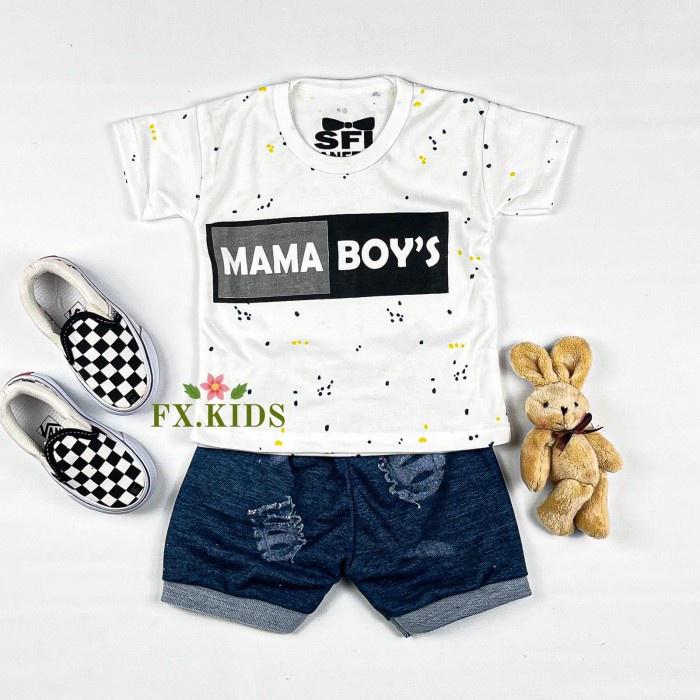 SAYANG ANAK - Setelan Baju Anak Laki Laki Katun Import Giordano Baju Bayi Cowo - NORMAL