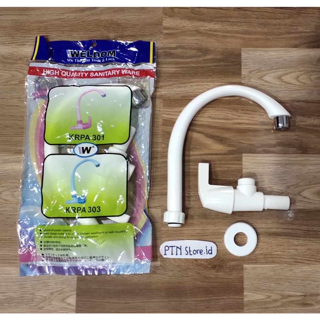 KRAN CUCI PIRING LEHER ANGSA / KRAN ANGSA PLASTIK WELDOM