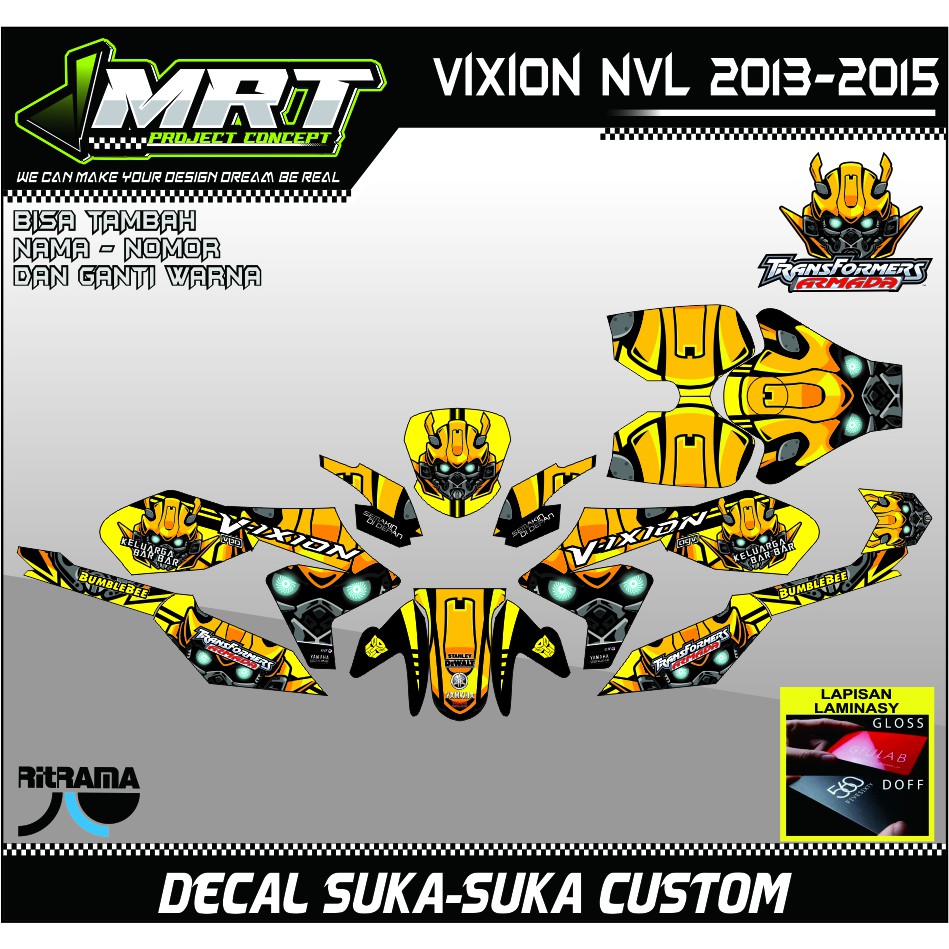 decal vixion lighting stiker motor vixion new decal vixion nvl stiker motor vixion 2014