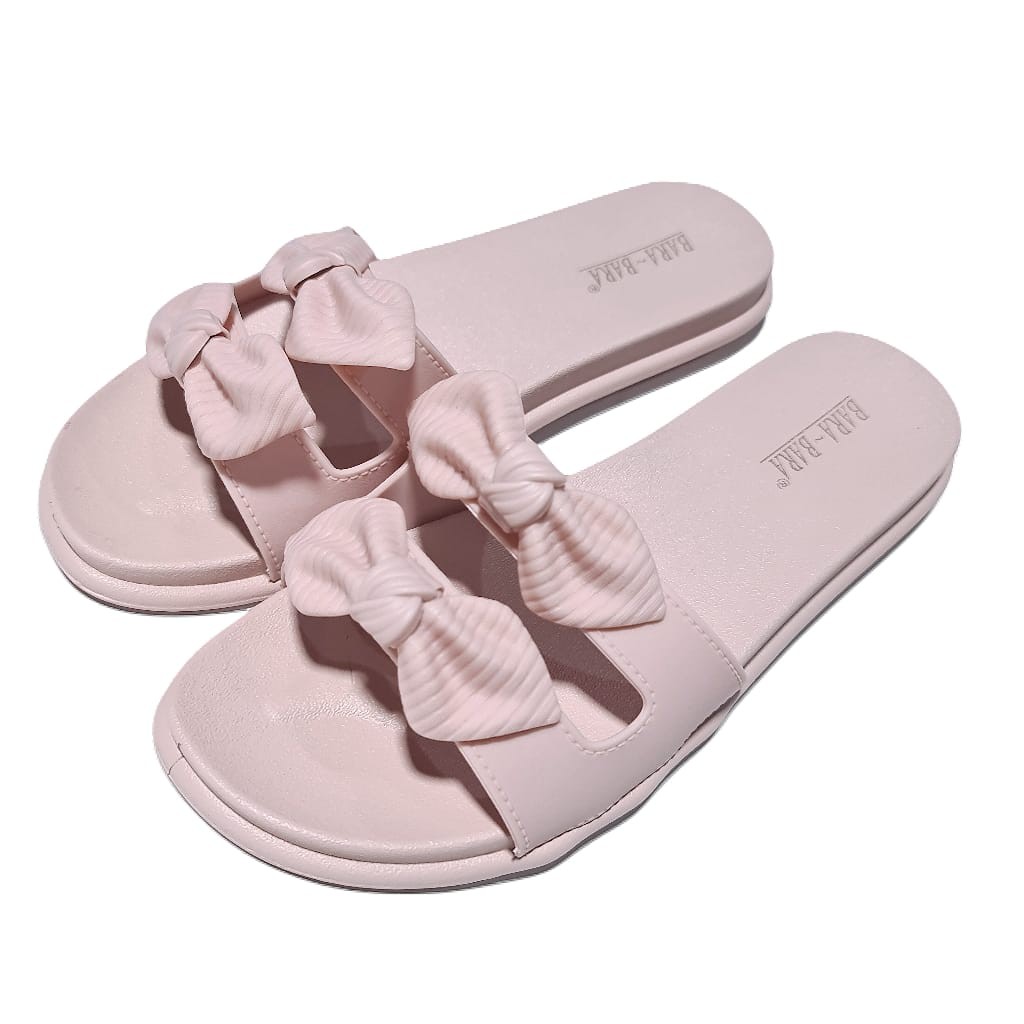 sandal jelly karet bara bara import sendal wanita murah pita barabara cewek JSL909B-3BW