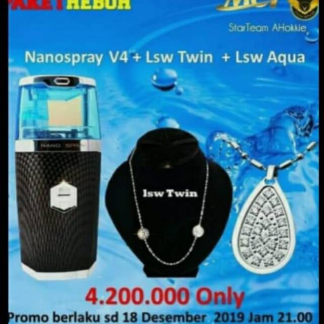 NANOSPRAY FREE LSW AQUA dan LSW TWIN