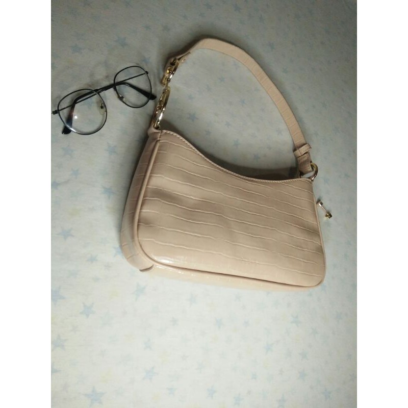 Pedro Croco Bullet Shoulder Bag Cream Original