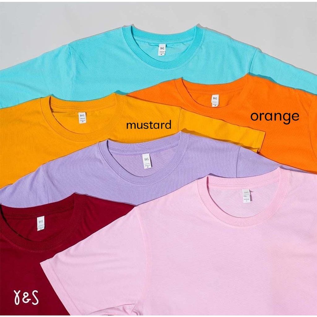 YARN &amp; SPINDLE Kaos Polos Ecosoft  Tshirt 30s cotton ringspun Unisex