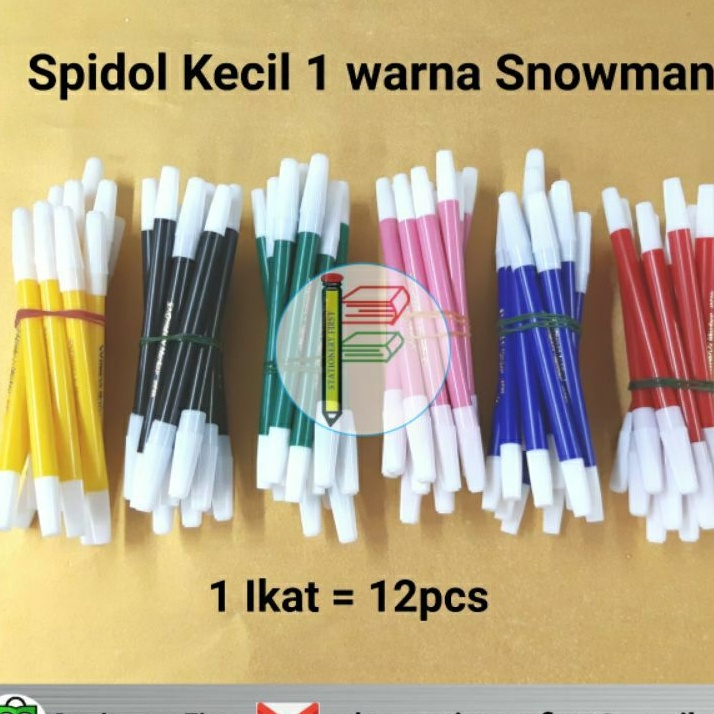 

Spidol Kecil 1 Warna Snowman PW-1A