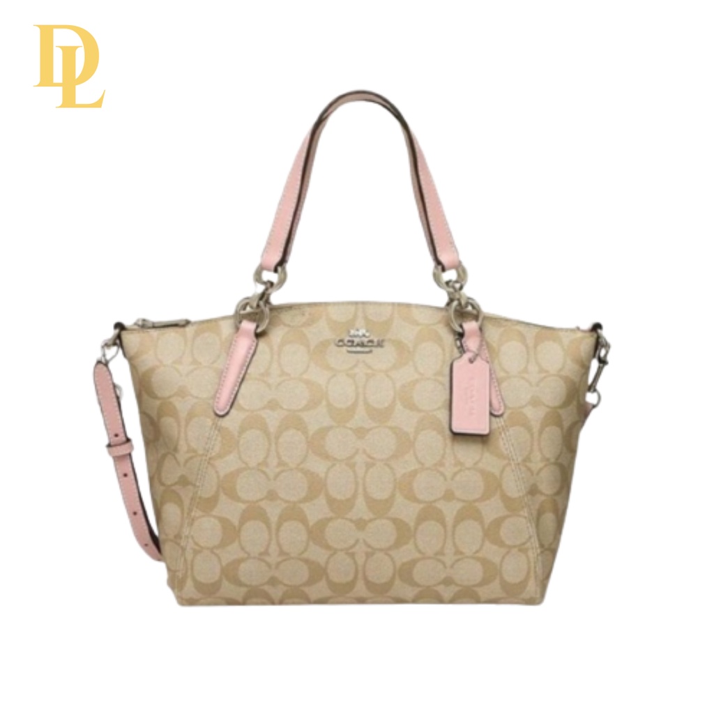 SMALL KELSEY SATCHEL IN SIGNATURE CANVAS (COACH F28989)