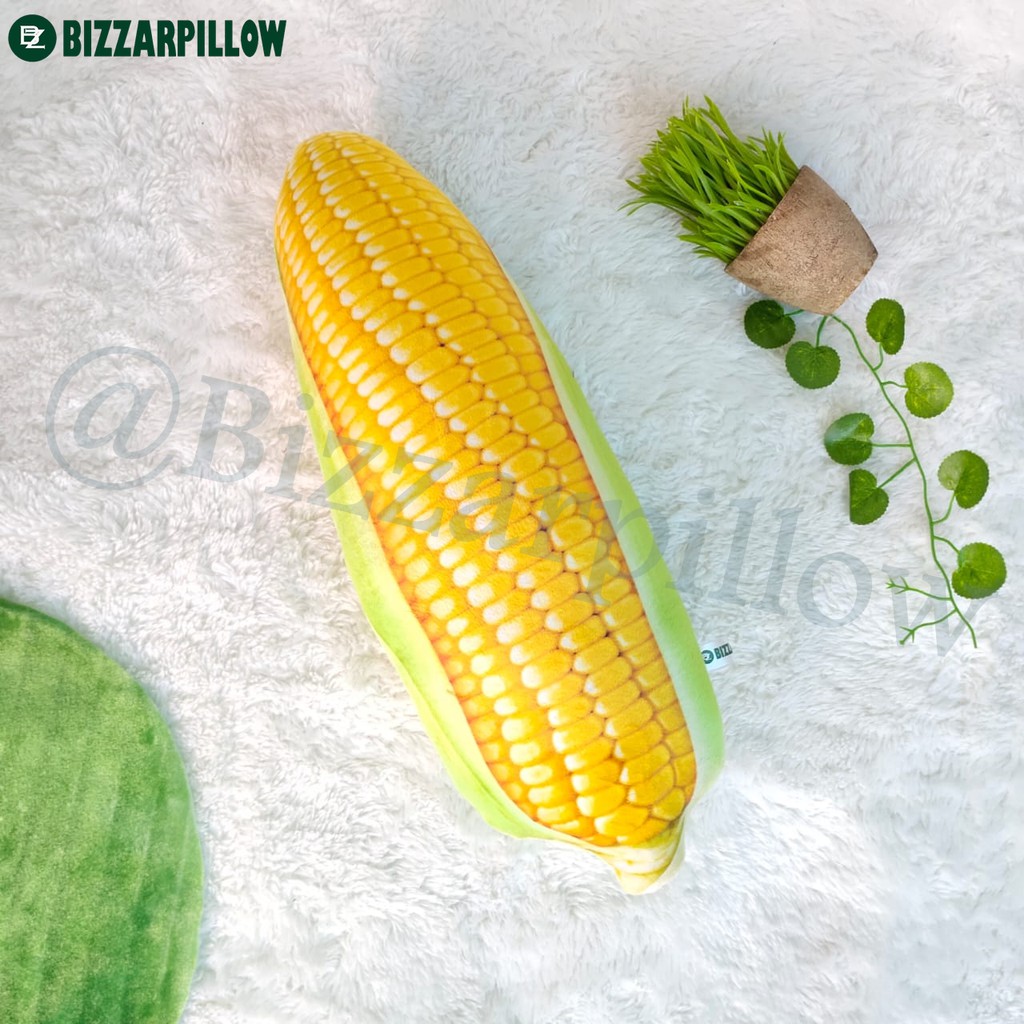 Bizzarpillow Bantal Sayur Sayuran Bantal Jagung size L BZ137