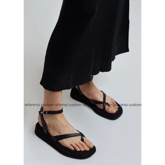 Flatsandal Knip Aora Size Besar Sandal Teplek Big Size Sandal Etnik Size Besar