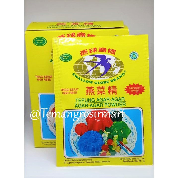 

Agar Agar Swallow Globe Brand Hijau | Agar Agar Swalow