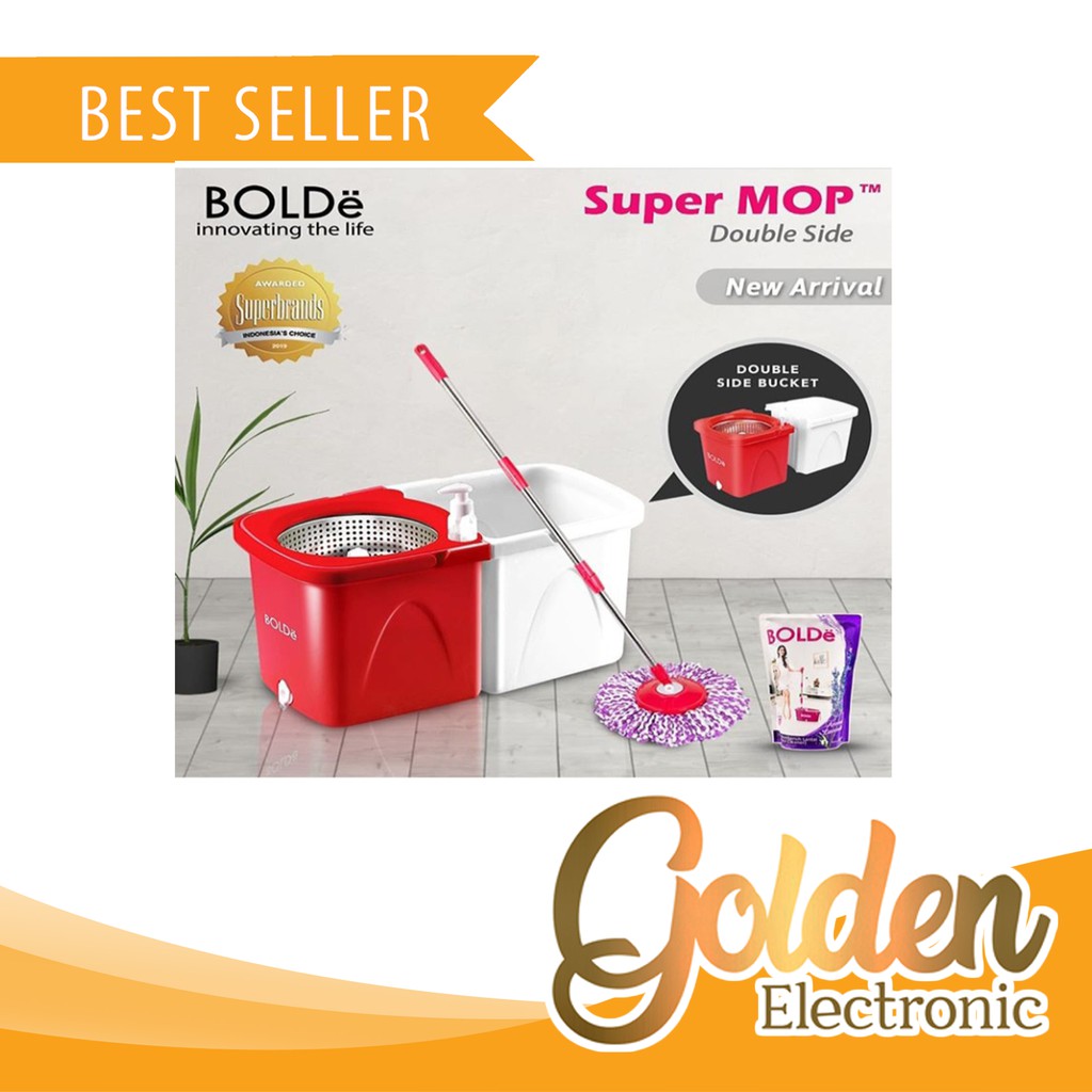 BOLDe Super Mop Double Side Alat Pel lantai