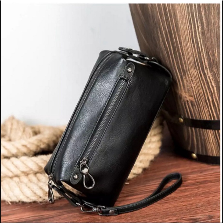 Handbag Original Branded Terbaru 2022 Tas Tangan Pria Kekinian Tas Pouch Multifungsi