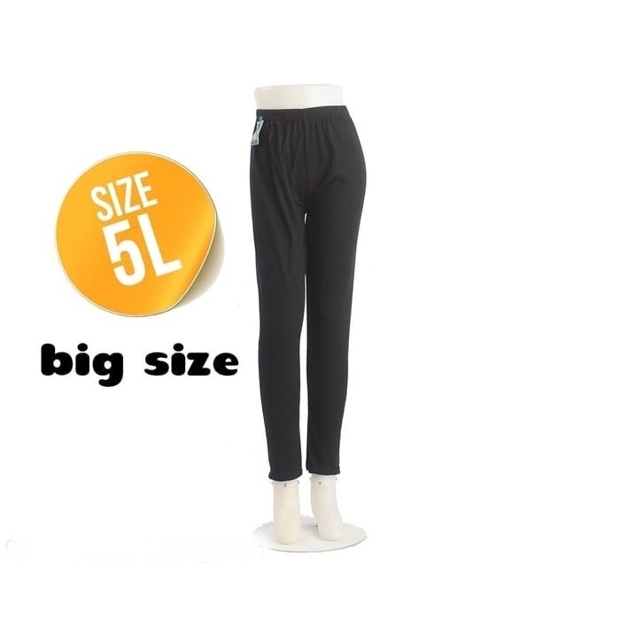 (SIZE 5L) CELANA LEGGING WANITA / LEGING WANITA JUMBO PANJANG 2009