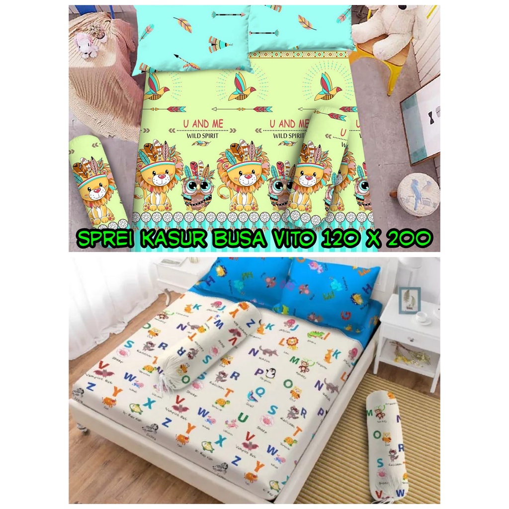 SPREI RESLETING VITO UKURAN SINGLE 120x200