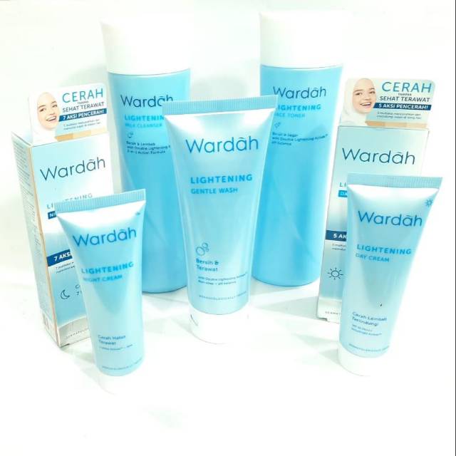 WARDAH PAKET LIGHTENING SERIES {KEMASAN BARU} ~ ORIGINAL 100%