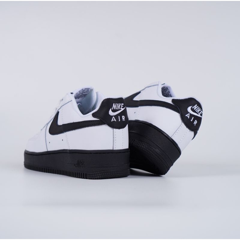 Sepatu Nike Air Force 1 Low White Black Sole