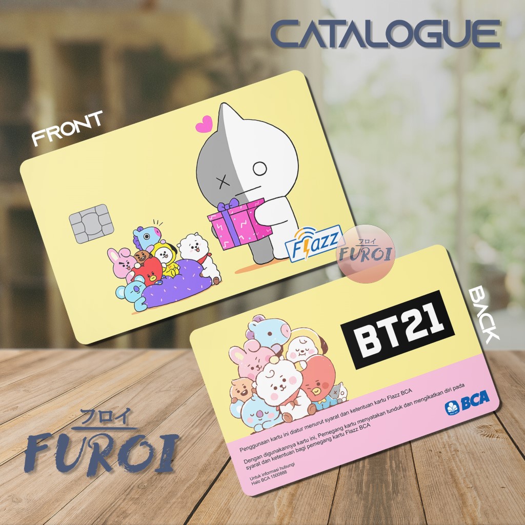 Custom Flazz BCA | Custom Emoney Mandiri | BT21 | Van's Present