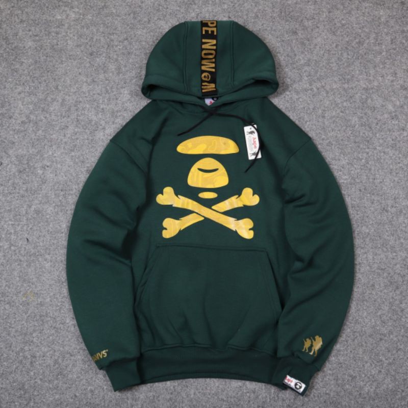 Hoodie Sweater Aape Plat Gold