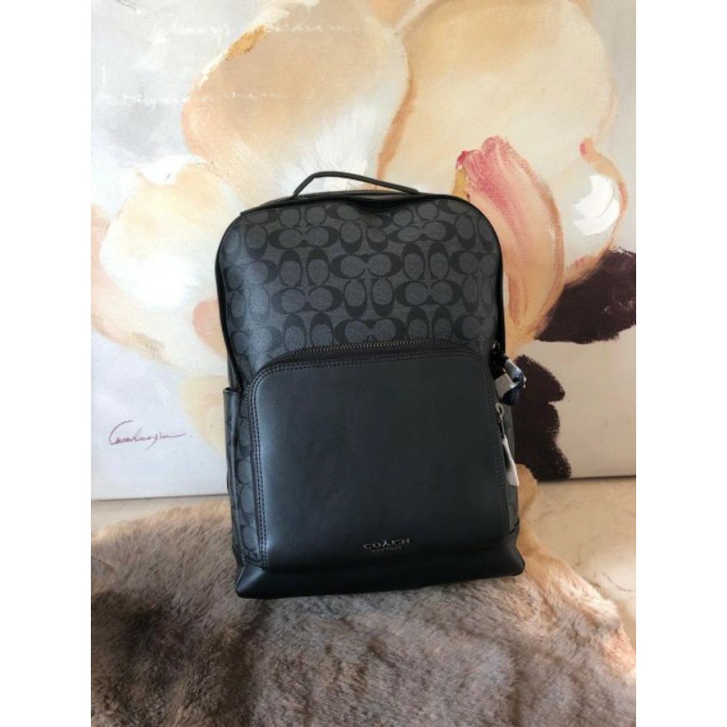 TAS COWOK COACH MEN BACKPACK GRAHAM SIGNATURE