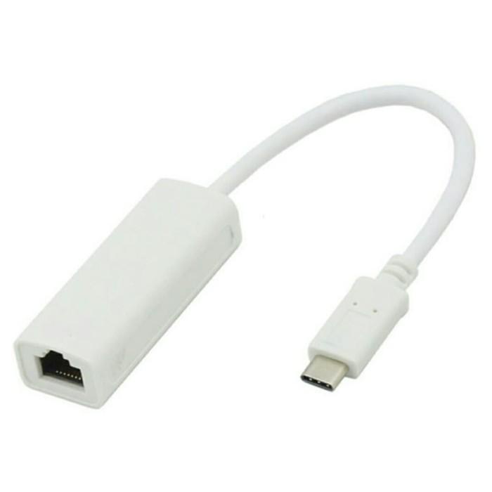 Kabel Konektor USB Type-C to RJ45 Ethernet LAN