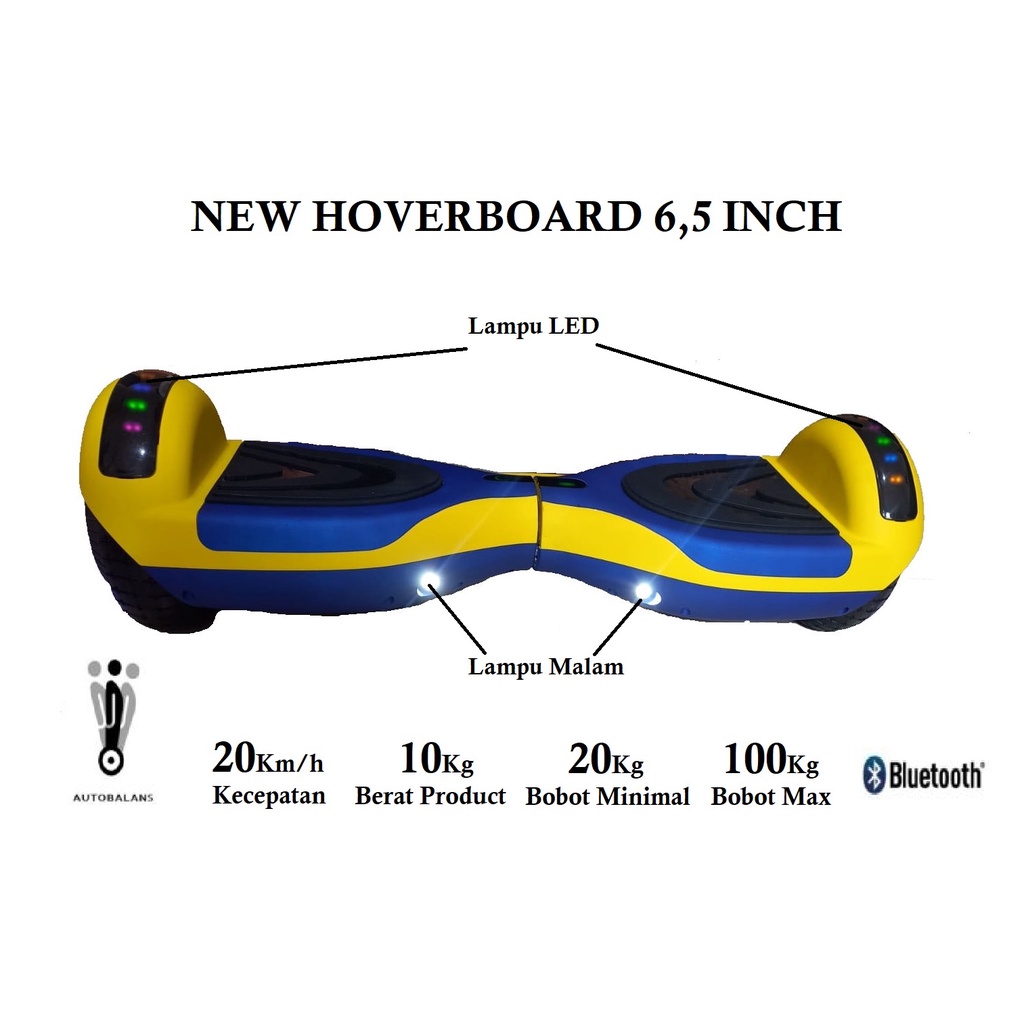 Terbaru Smart Balance Wheel / Hoverboard 7 Inch