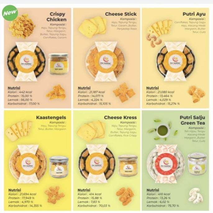 

KUE KERING INA COOKIES HAMPERS LEBARAN RAMDHAN/PARCEL(FRE KRTU UCAPAN) XCD521XS