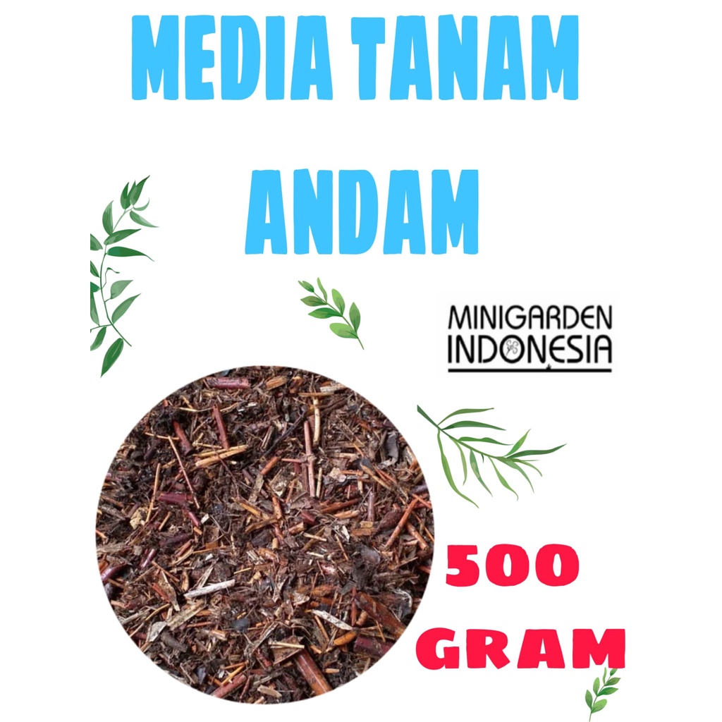 MEDIA TANAM ORGANIK ANDAM 500 GRAM PENGGEMUK ANGGREK MEDIA POROUS