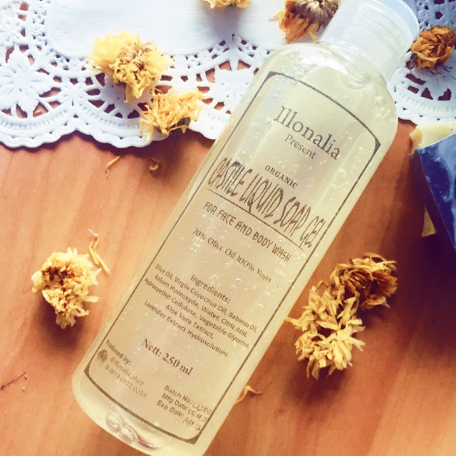Castile liquid soap gel / sabun cair organic