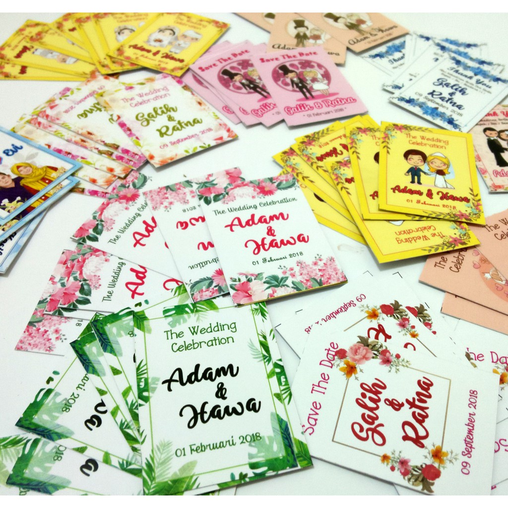 Sticker Souvenir / Sticker Tempel Kartu Ucapan Terimakasih-4