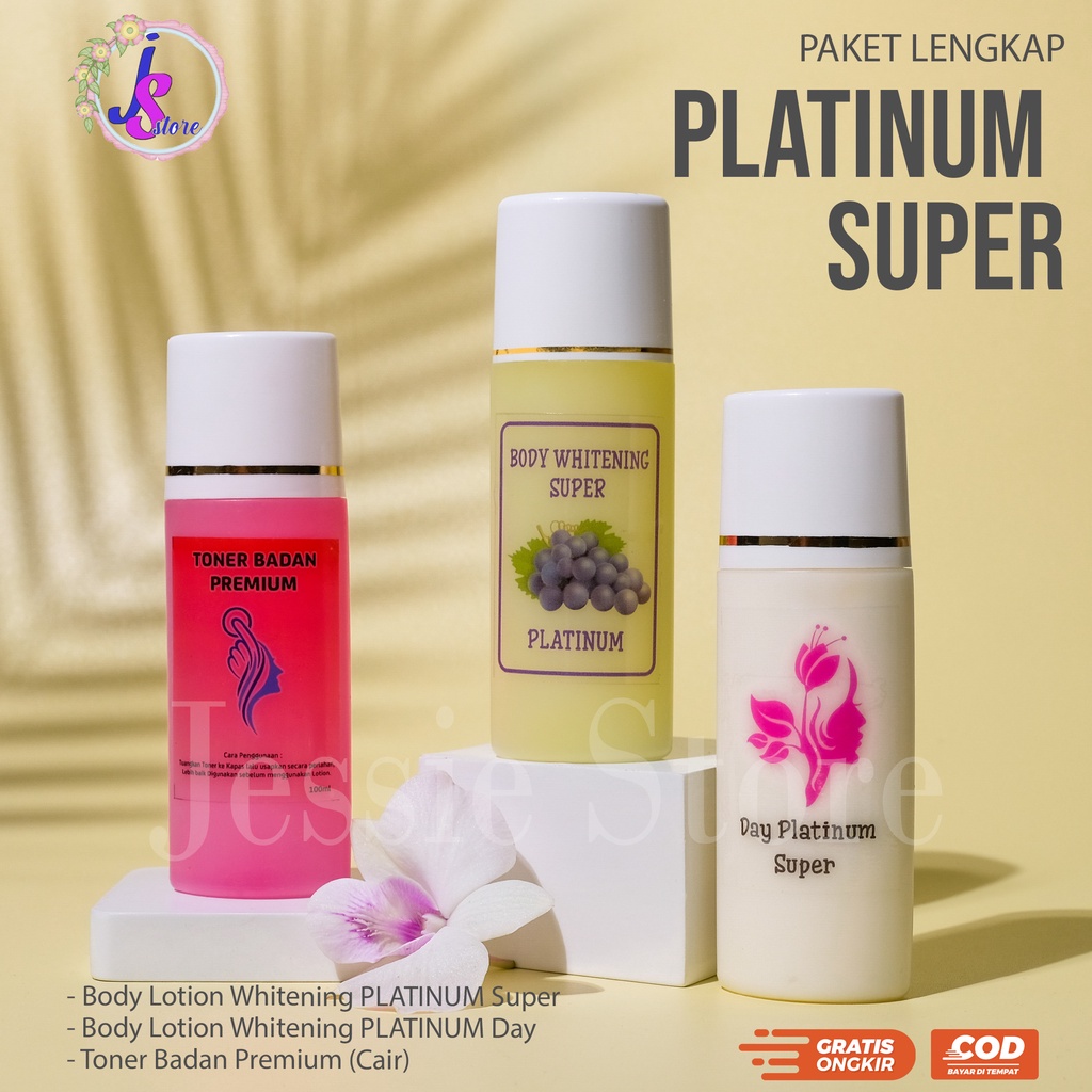 HB ANGGUR SUPER PLATINUM + HB SIANG ANGGUR SUPER PLATINUM + TONER BADAN SUPER WHITENING