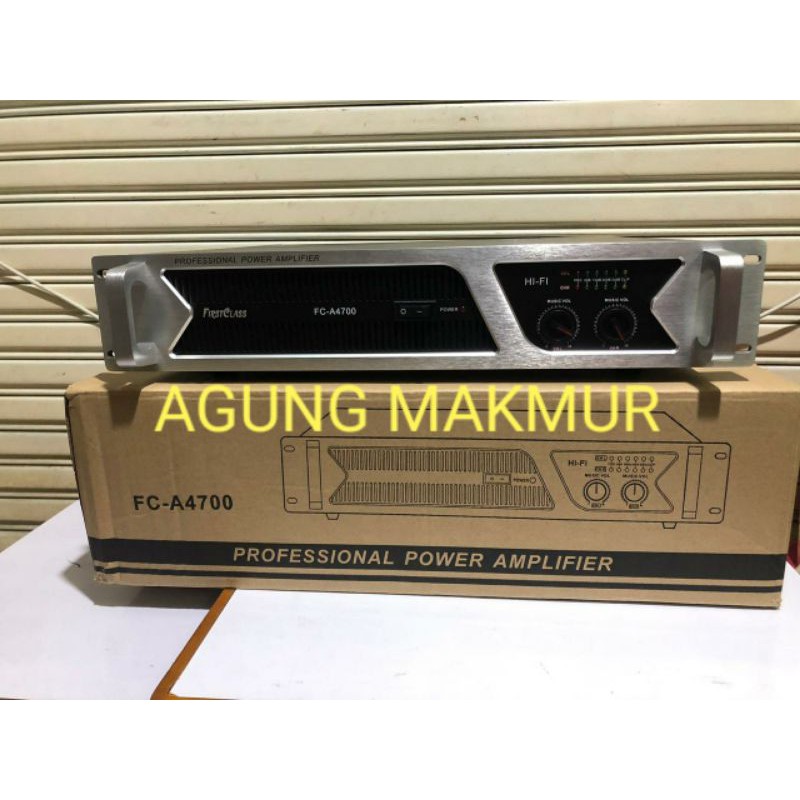 POWER AMPLIFIER FIRSTCLASS FV A4700PROFESIONAL POWER AUDIO