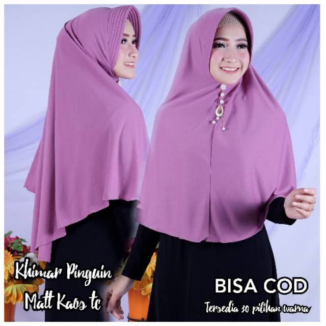 Jilbab Khimar antem XL Hijab instan Syar i Bergo ped Jilbab Khimar antem XL Hijab instan Syar i Bergo ped