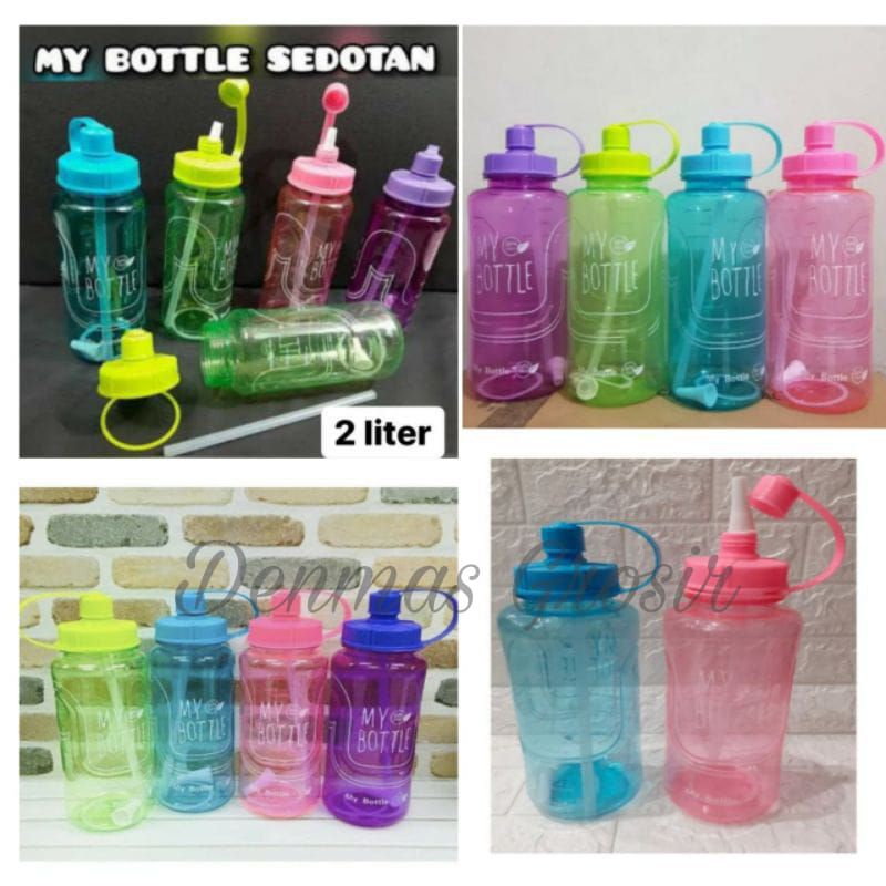 (COD) My Bottle 2000ml/Botol Minum Jumbo  2liter