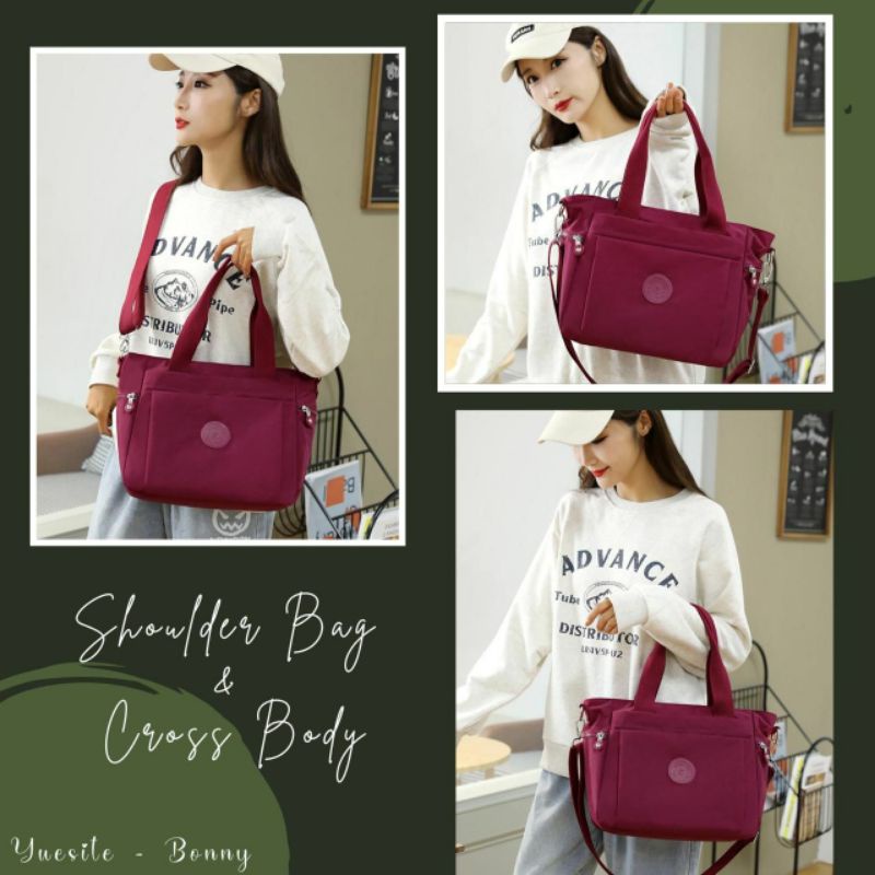 TAS WANITA BAHU SELEMPANG YUESITE BONNY CL OIGINAL LARGE TOTE CYUTEBAGS