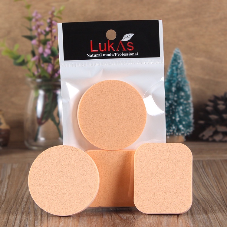 2pcs/set Sponge Wet Puff Air Cushion And Dry  Powder Foundation Liquid / Sponge Foundation Makeup Tool