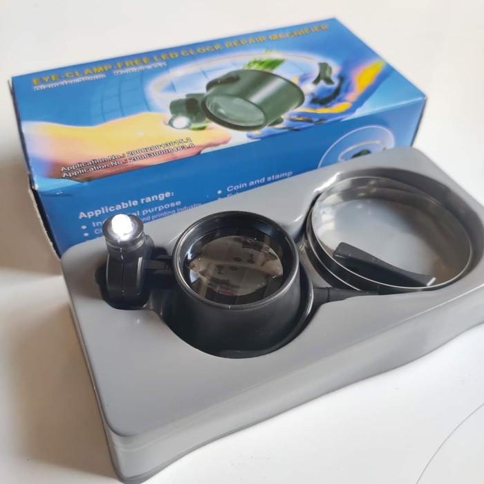 

Lup | Eye Loop Led 15X Kaca Pembesar Dengan Led Untuk Service Reparasi