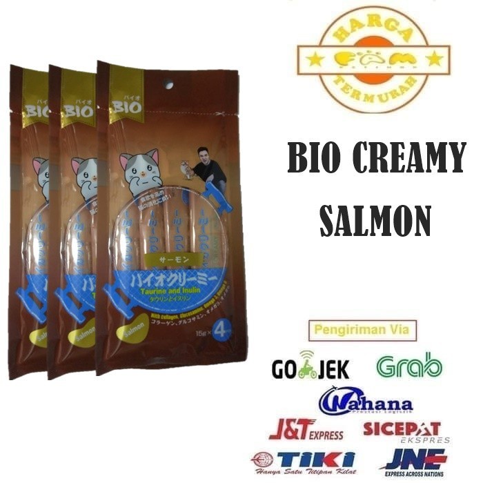 Bio Creamy Treat Snack Kucing Basah Adult &amp; Kitten