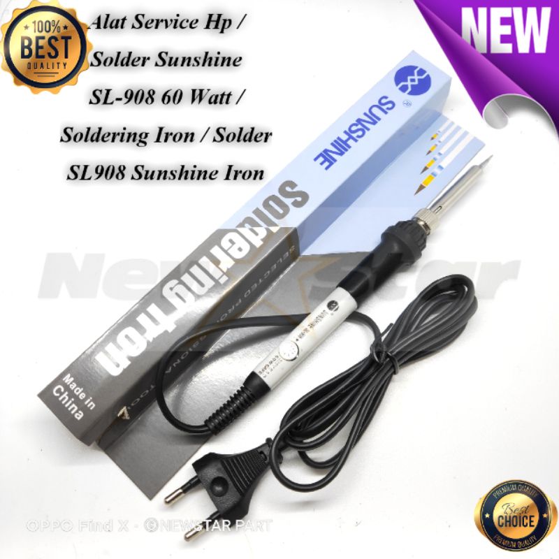 Alat Service Hp / Solder Sunshine SL-908 60 Watt / Soldering Iron / Solder SL908 Sunshine Iron OR