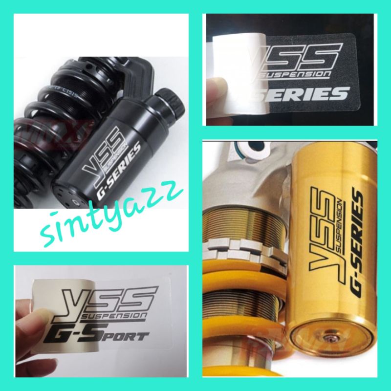 YSS G SERIES STICKER PRINCUUT SHOCK TABUNG