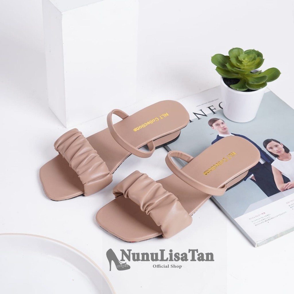 NunuLisaTan - Termurah High Heels Wanita Korea tatak 3cm NAOMI